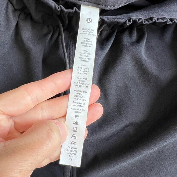 ❤️ Lululemon Keep moving joggers , black, Size 4 B136 - Picture 11 of 12